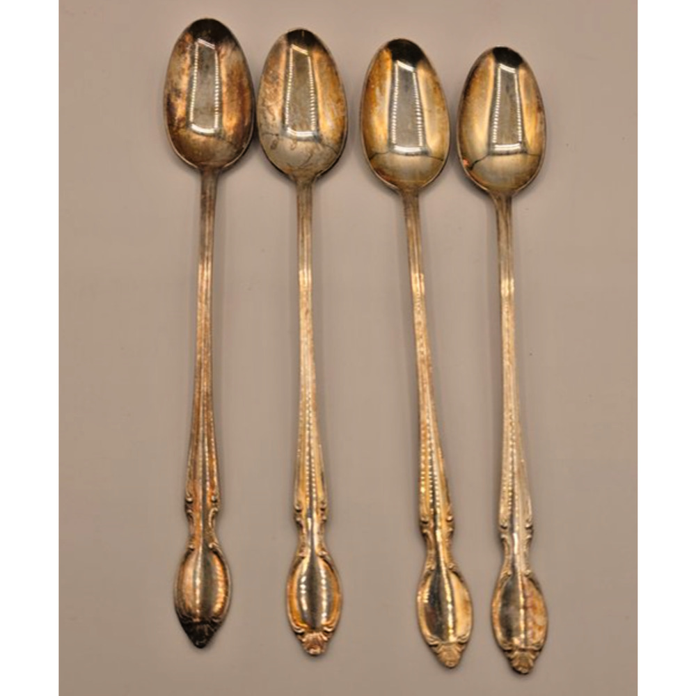 Vintage WM Rogers Silver-Plated Teaspoons - Set of 4